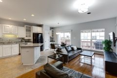 Family room: big windows for lots of light.